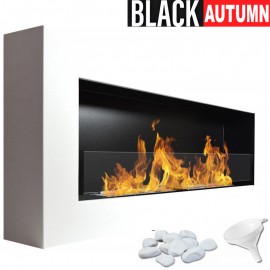 Chimenea de bioetanol Sunna Blanco Glass