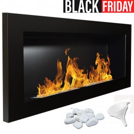 Chimenea de bioetanol Ebba Negro