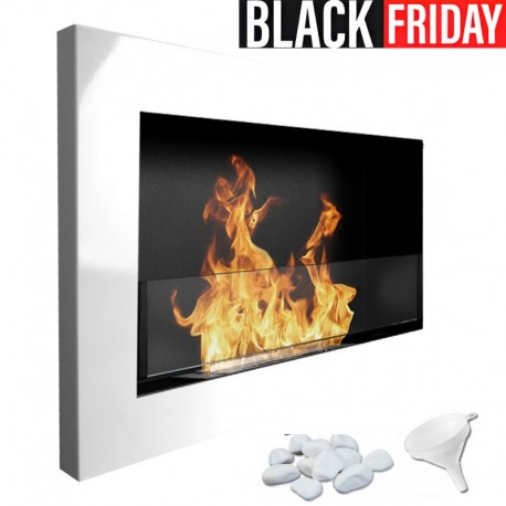 Estufa de bioetanol Astrid Blanco Glass