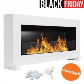 CHIMENEA DE BIOETANOL SVEA BLANCO GLASS TÜV